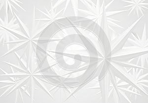 Subtle white geometric starburst pattern texture background abstract design