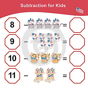 Subtraction Worksheet. Mathematic counting worksheet