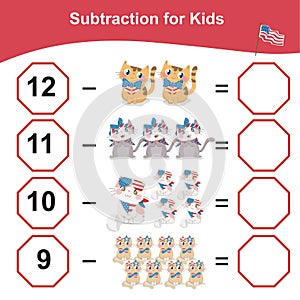 Subtraction Worksheet. Mathematic counting worksheet