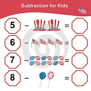 Subtraction Worksheet. Mathematic counting worksheet