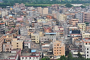 Suburb village of Guangzhou city