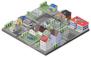 Suburban Concept Isometric