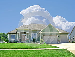 Suburban Home Vinyl Siding photo