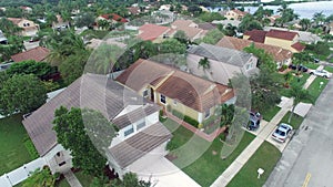 Suburban homes in Florida