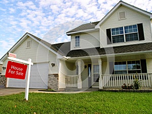 Suburban house for sale photo