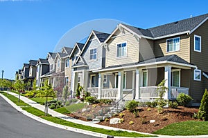 Suburban houses