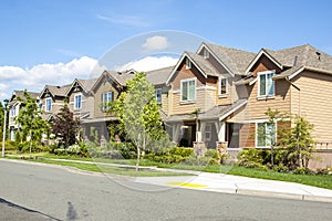 Suburban houses