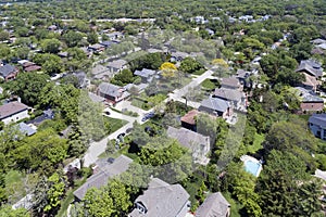 Suburban Neighborhood Aerial