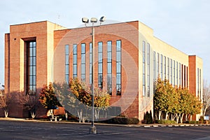 Suburban office building