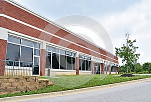 Suburban One-Level Brick Office Building 2