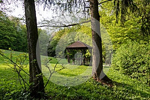 Suburban recreational and relaxing location in the Bratislava Forest Park