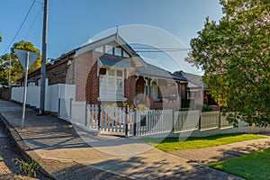 Suburban residential Brick house in Sydney federation residential house in Sydney