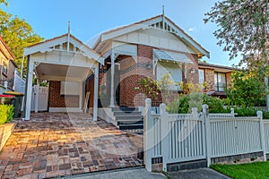 Suburban residential Brick house in Sydney federation residential house in Sydney