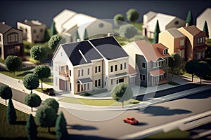 Suburban residential development plan