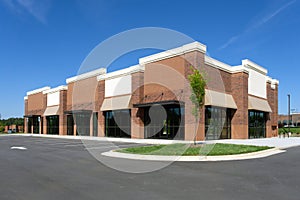 Suburban retail office building