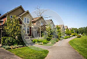 Suburbia in Fort Langley