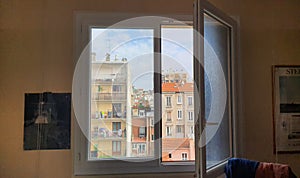 Suburbian view from window