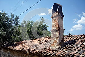 Suburbs of Pogradec Albania