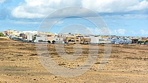 Suburbs of Puerto del Rosario on Fuerteventura