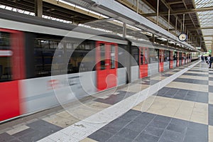 Subway At The Amstel Station At Amsterdam The Netherlands 23-9-2019