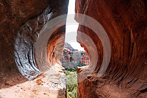 Subway Cave in Sedona Arizona Desert