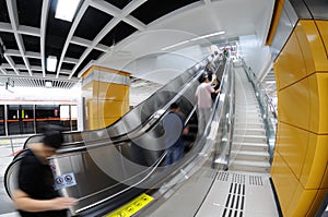 subway Escalator