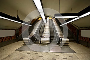 Subway Escalator Stair