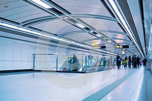 Subway passage in guangzhou