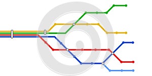Metro schematický 