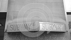 Subway Sign