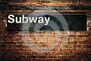 Subway Sign