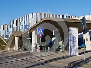 Subway Station of Garching research center, Munich, March 2020