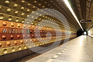 Subway station in Prague
