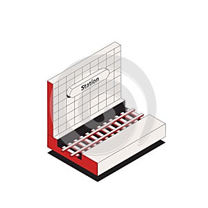 Subway Station Track Composition