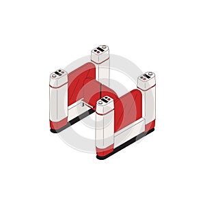 Subway Ticket Barrier Composition