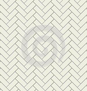 Subway tile pattern. Metro white ceramic bricks background. Vector realistic illustration.