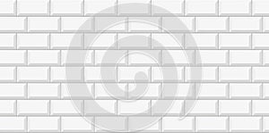 Subway tile seamless pattern.