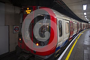 Subway Train Circle Line, London, UK