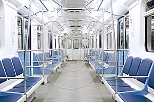 Subway train interior