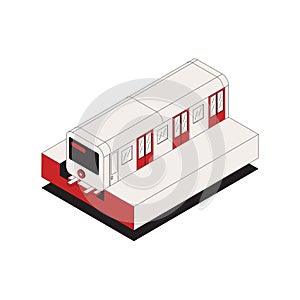 Subway Train Track Composition