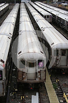 Subway trains