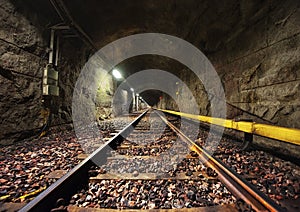 Subway tunnel in Helsinki