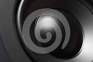 Subwoofer close-up photo