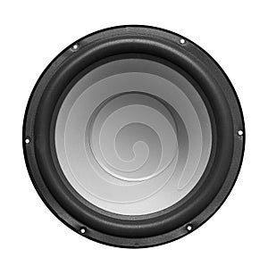 Subwoofer Speaker on white