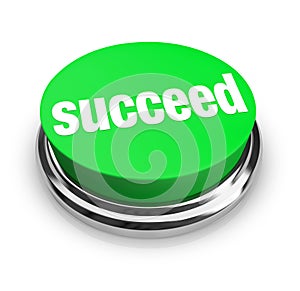 Succeed - Green Button photo