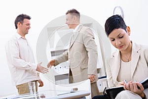 Succesful job interview