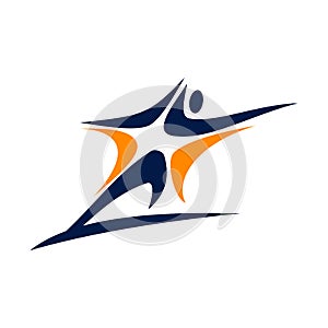 Success Coaching Logo Design Template Vector