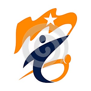 Success Coaching Logo Design Template Vector