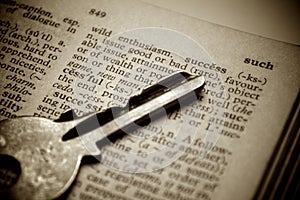 Success definition pointed out by key