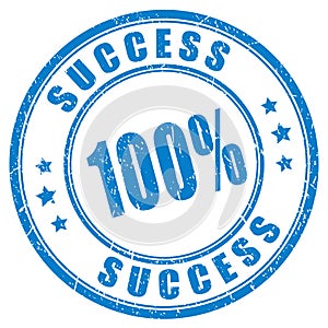 Success guarantee vector stamp